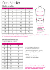 Papierschnittmuster Cardigan Zoe Kinder Fadenkäfer